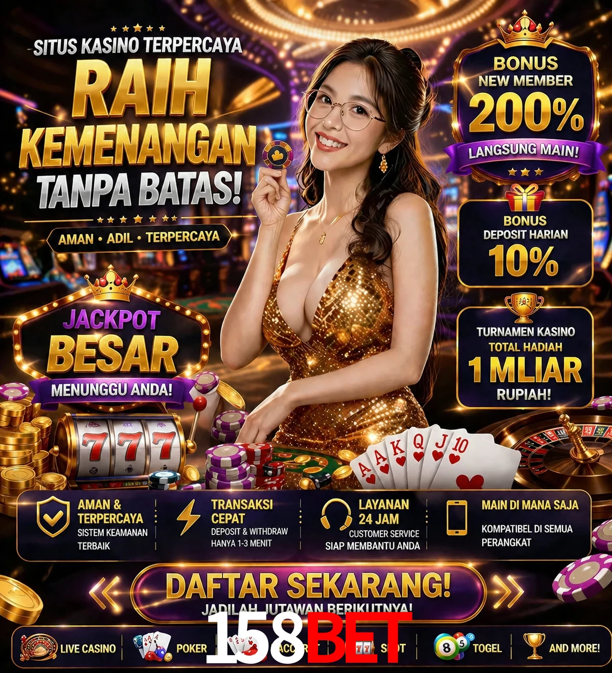 Roleta e blackjack 158bet